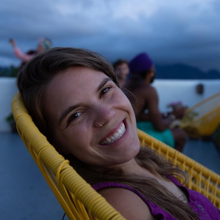 Portrait of Mira Chen, group coordinator and fusion cooking expert